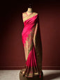 PINK SILK KASHMIRI TRADITOINAL PASHMINA SAREE